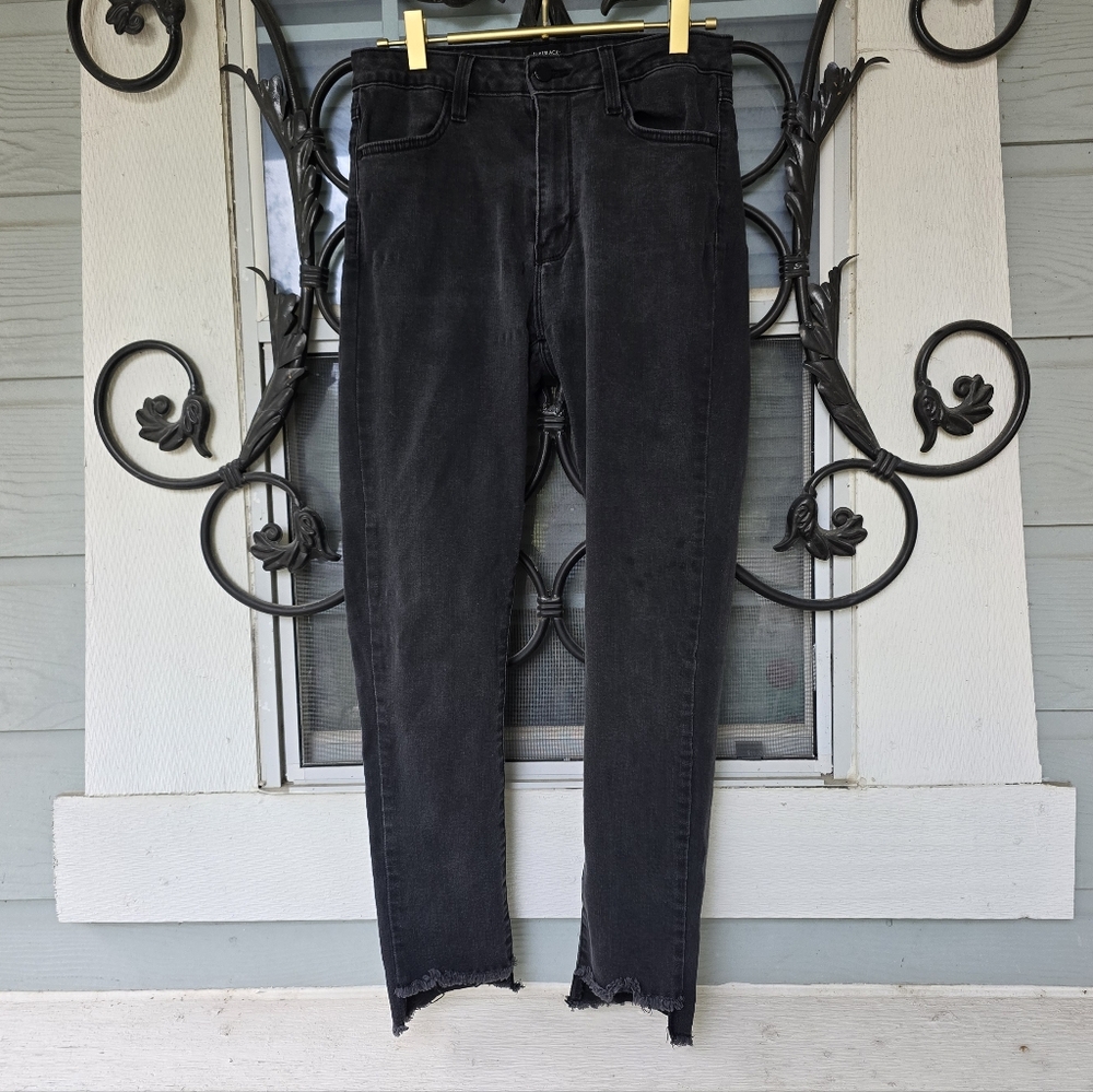 JUST BLACK Size 28 US 6 High Rise Women's Skinny Jeans - Raw Step Hem